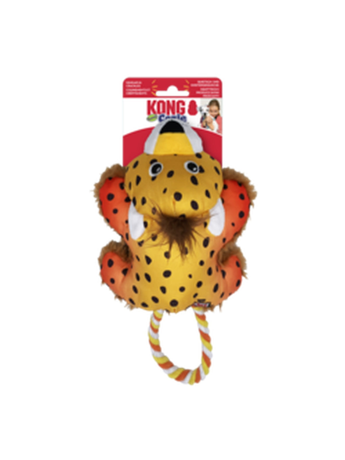 KONG Cozie Tuggz Cheetah Small/Medium