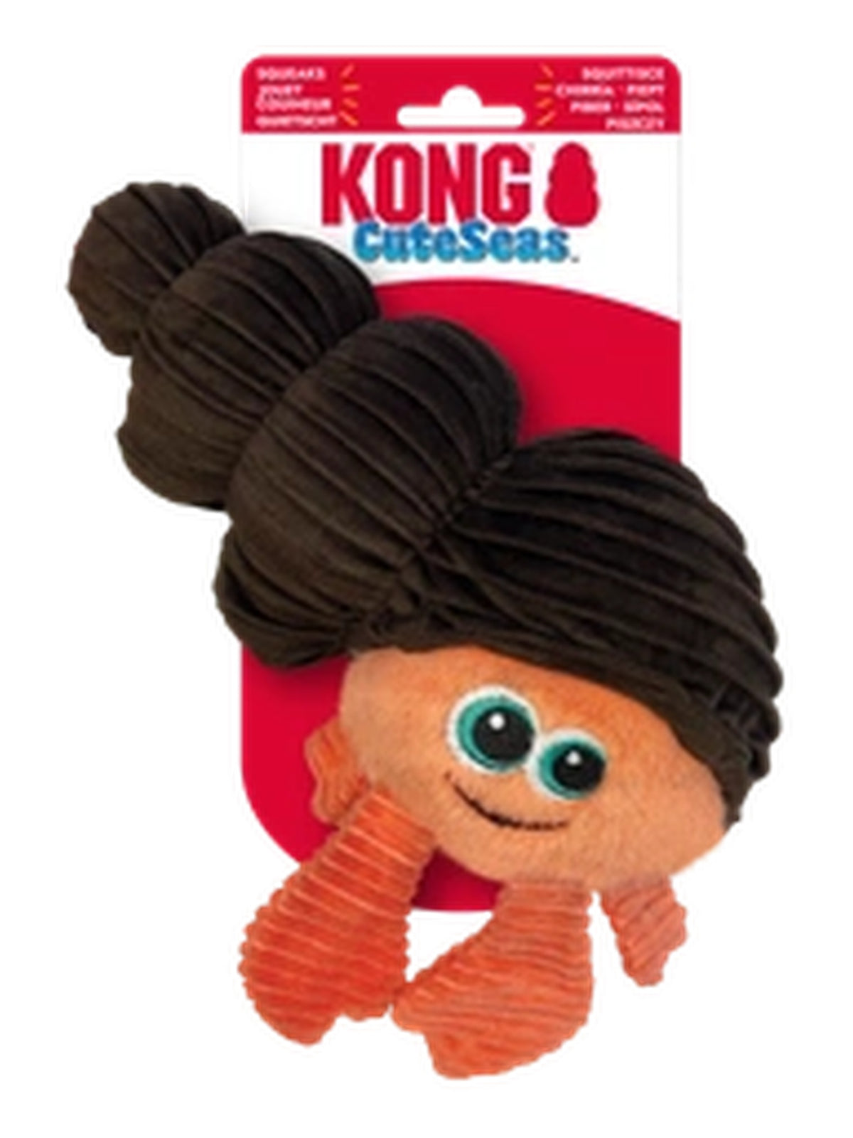KONG Cuteseas Rufflez Hermit Crab Small/Medium