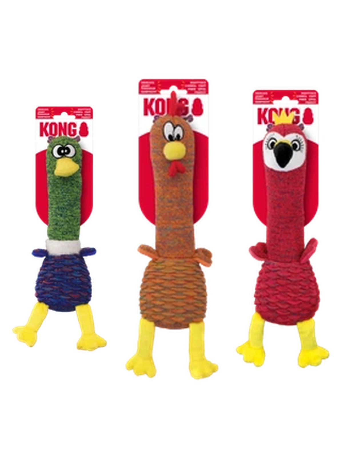 KONG Shakers Cuckoos Assorted Medium