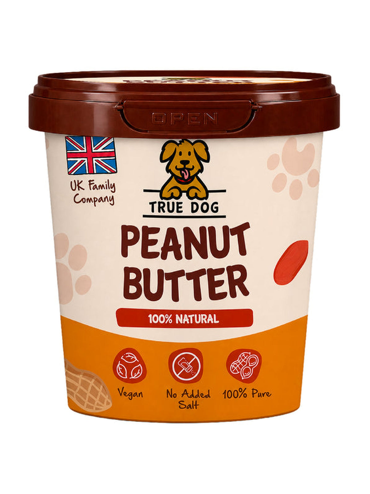 True Dog Peanut Butter 350g - 100% Pure